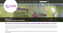 Desktop Screenshot of nottinghamcitycare.nhs.uk